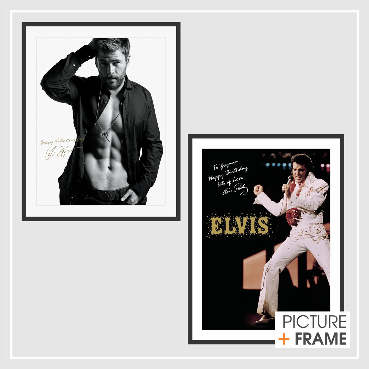 Know someone with a Celebrity crush? – Picture and Frame