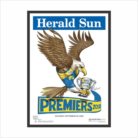 Mark Knight Premiership Poster Frames - Picture Framer Perth