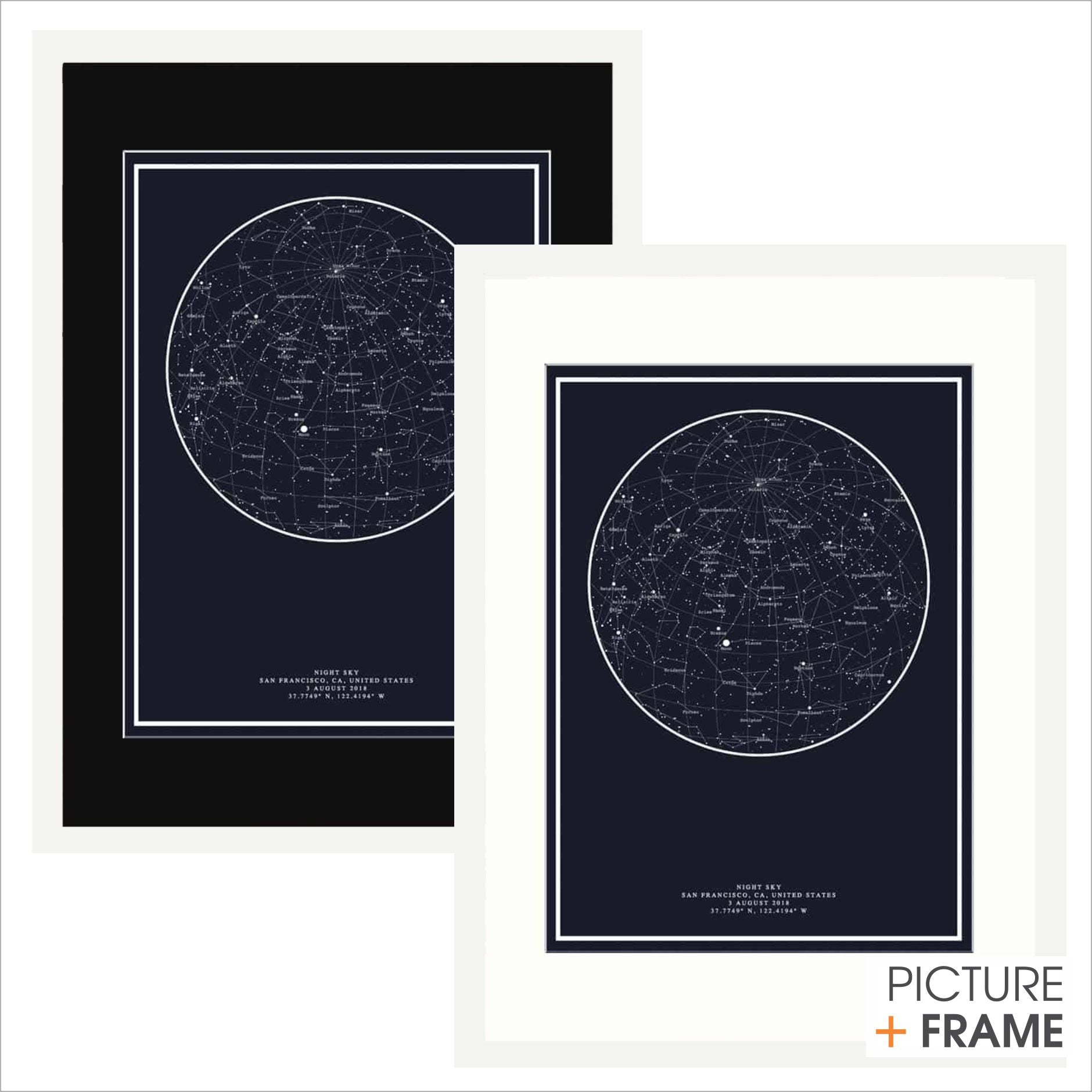 Starrymaps - Picture Frame - Picture Framer Perth